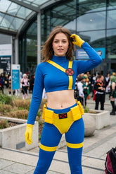 1997 X-Men Cyclops Full Bodysuit, Marvel Superhero Cosplay Costume, Scott Summers Performance Jumpsuit for Halloween Party - Halloweez