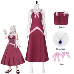 Fairy Tail Mirajane Strauss Cosplay Dress Outfit for Anime Fans - Halloweez