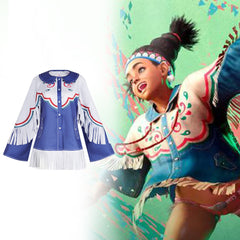 Street Fighter 6 Lily Cosplay Costume Full Set Tribal Outfit for Halloween Performance - Halloweez