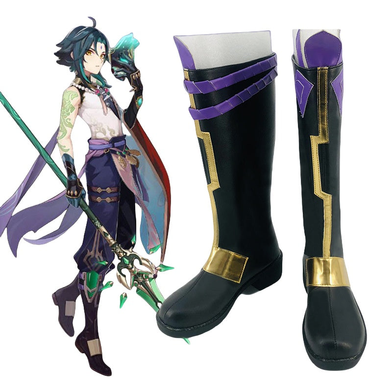 Genshin Impact Xiao Cosplay Shoes for Anime Conventions and Performances - Halloweez