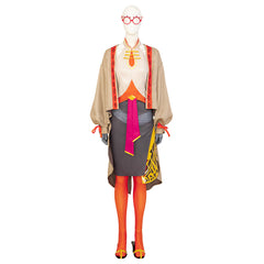 Halloweez Game Cosplay Costume - Elegant Princess Outfit with Cape, Top, Skirt, and Accessories - Halloweez