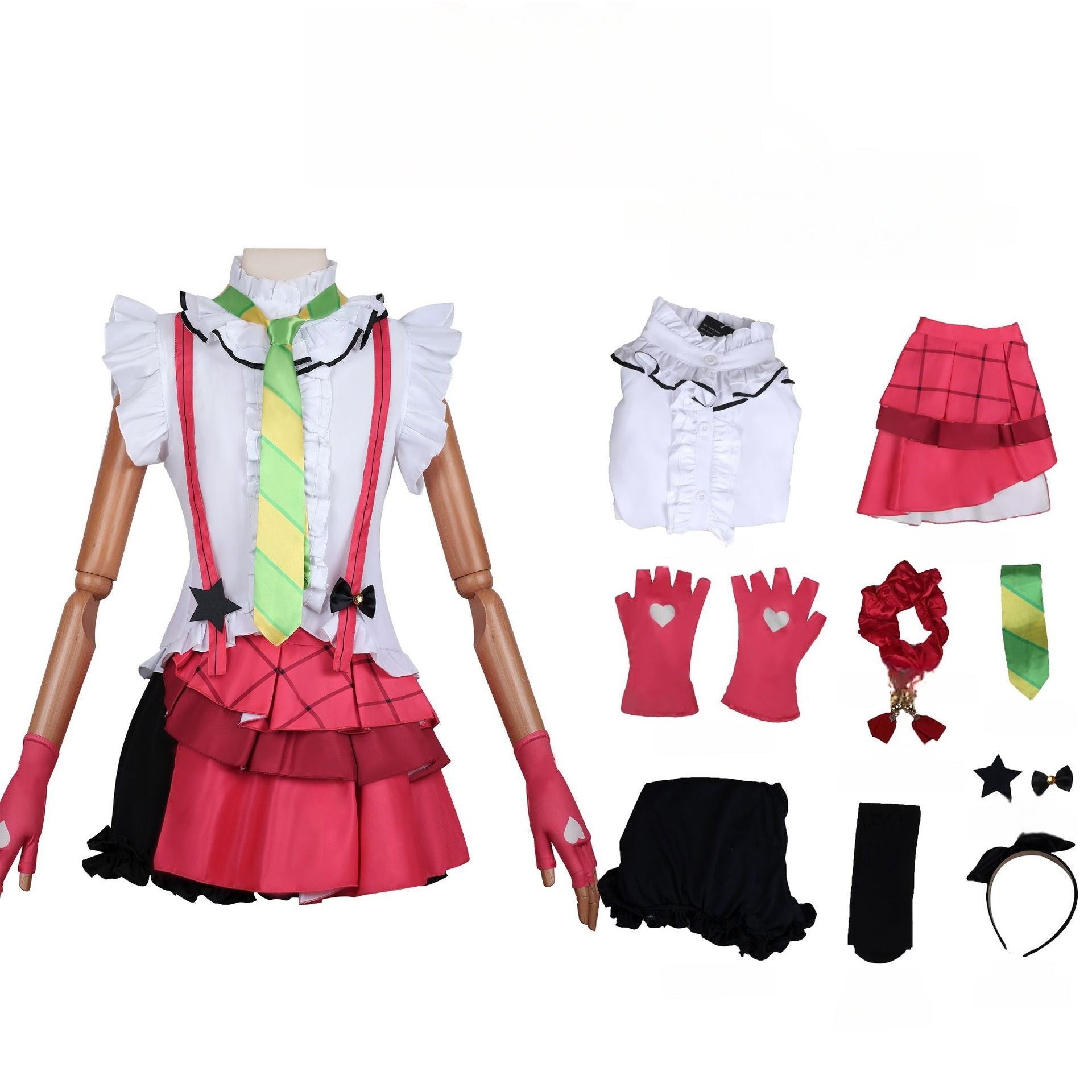 Love Live Performance Costume Anime Cosplay Outfit for Eli Ayase and Umi Sonoda - Halloweez