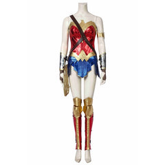 Halloweez Wonder Woman Diana Prince Cosplay Jumpsuit for Women - Perfect Halloween Costume - Halloweez