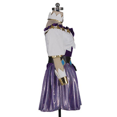 Halloweez Ahri Spirit Blossom Super Transform Cosplay Costume Adult Custom-Made White Dress - Halloweez