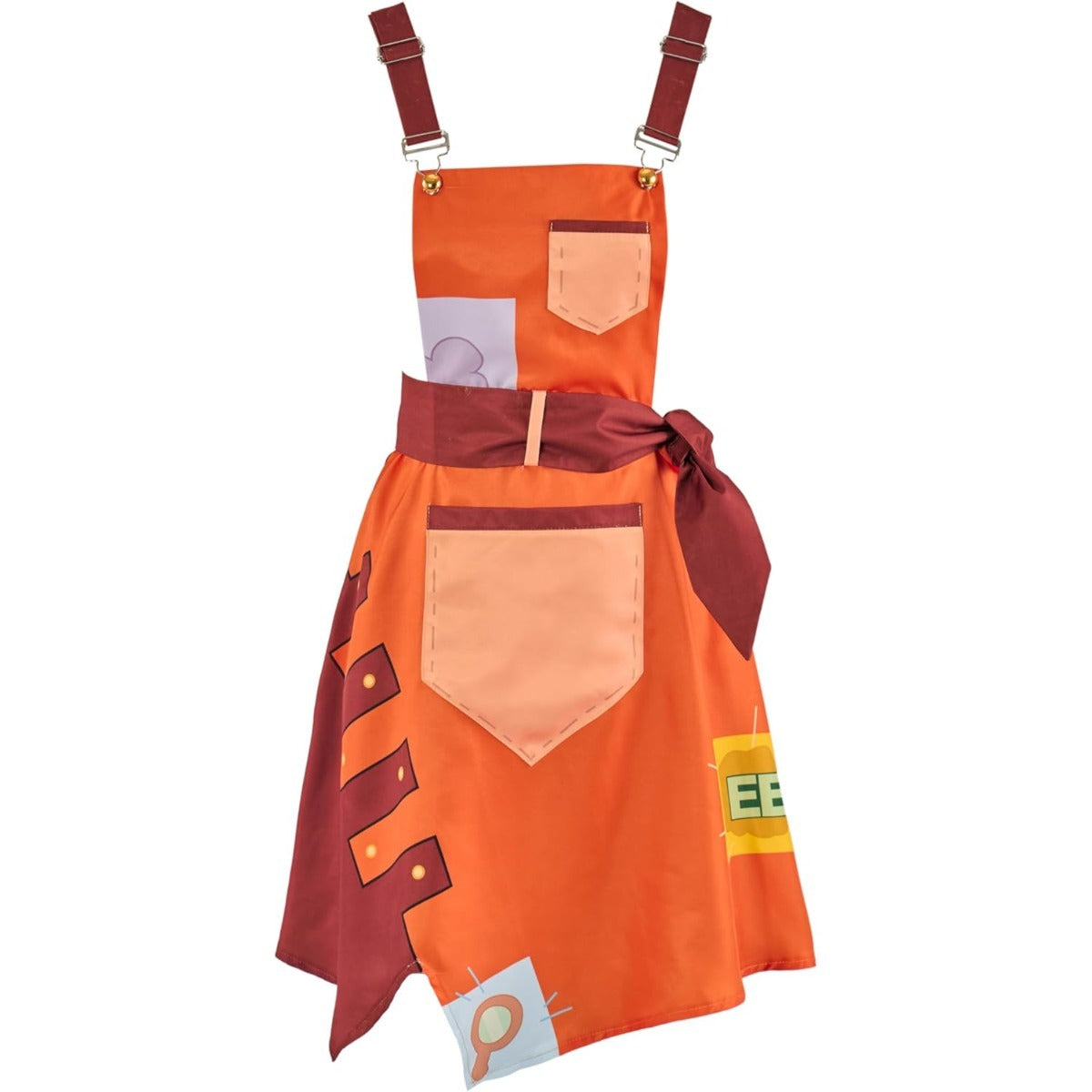 Halloweez Apron - The Owl House Cosplay Costume, Golden Guard Kitchen Cooking Apron for Adults - Halloweez