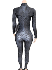 Crystal Pole Dance Bodysuit Sexy Elegant Slimming Stage Performance Costume for Women Party Wear - Halloweez