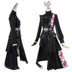 Hoshimachi Suisei Concert Stage Dress - Black拼接Cosplay Costume for Music Performance - Halloweez