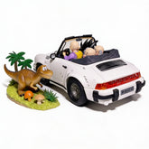 Dragon Ball Turtle School Porsche Trio Joyride Statue - Driving Master Roshi Creative Figurine Gift