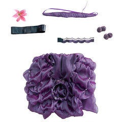 Elegant Floral – Halloweez Rei Ayanami Cosplay Outfit Inspired by Neon Genesis Evangelion - Halloweez