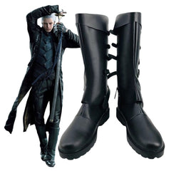 Devil May Cry 5 Vergil Cosplay Shoes for Game Conventions and Performances - Halloweez