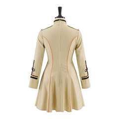 Beige Mid-Length Military Officer Coat Cosplay Costume - Anime & Game Inspired Replica - Halloweez