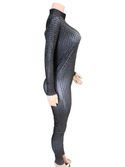 Crystal Pole Dance Bodysuit Sexy Elegant Slimming Stage Performance Costume for Women Party Wear - Halloweez