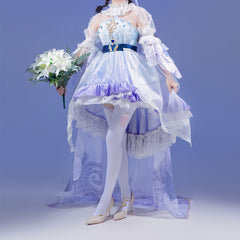 Stunning Da Qiao Wedding Dress Cosplay Costume by Halloweez - Halloweez