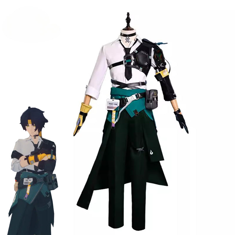 Halloweez Zenless Zone Zero Harumasa Cosplay Costume with Headband and Choker for Men & Women - Halloweez