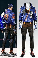 Yoru Cosplay Costume from VALORANT – Full Set with Mask, Gloves & Accessories