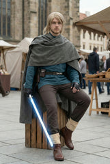 Halloweez Star Wars Obi-Wan Kenobi Blue Suit Cosplay Costume Set for Halloween - Halloweez
