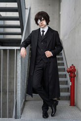 Bungo Stray Dogs Osamu Dazai Cosplay Costume Anime Outfit for Halloween Party Role Play - Halloweez