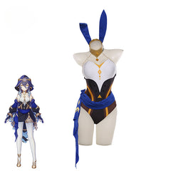 New Original Halloweez Layla Bunny Girl Costume - Sexy Exotic Dancer Jumpsuit Full Set - Halloweez