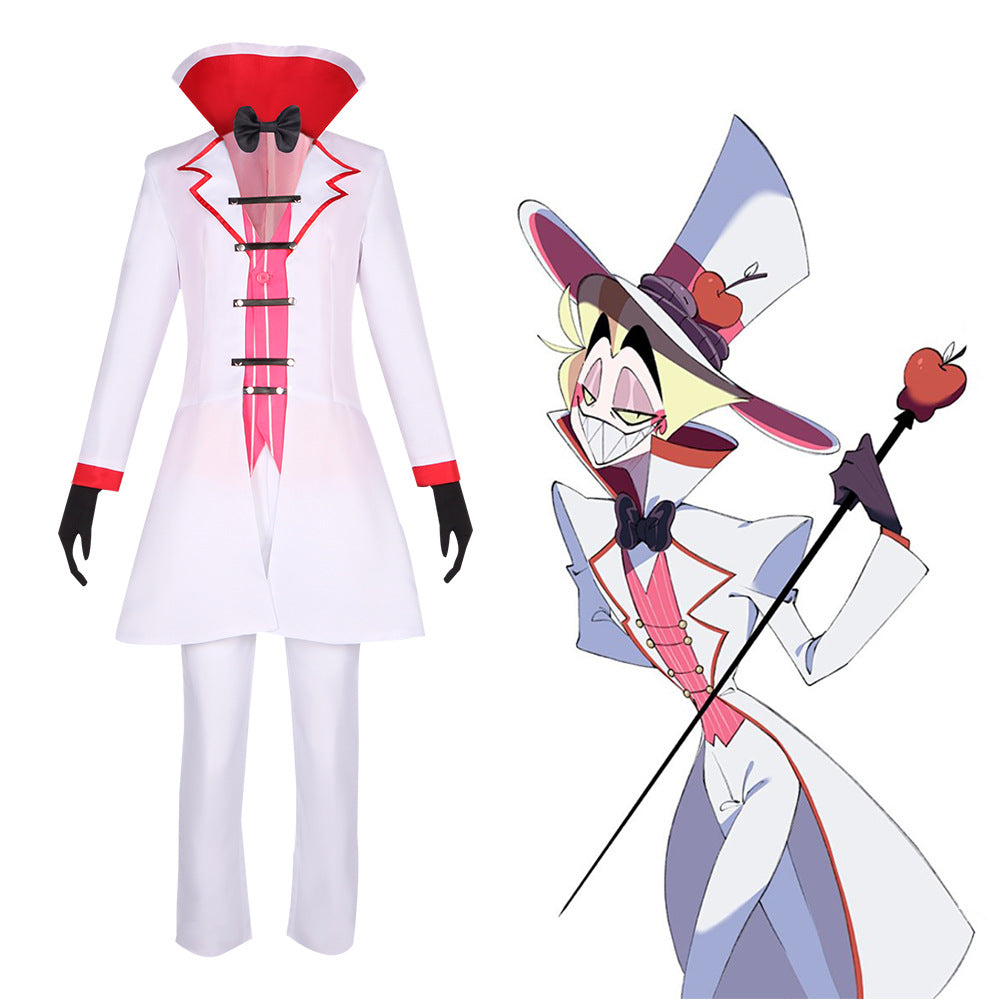 Hazbin Hotel Lucifer Cosplay Costume - King of Hell Halloween Performance Outfit - Halloweez