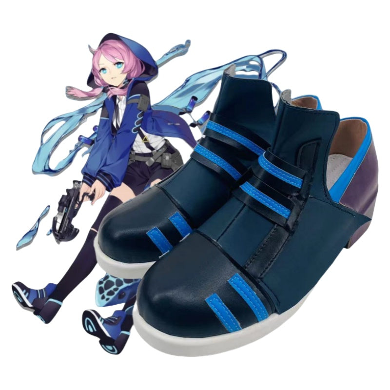 Arknights Blue Poison Cosplay Shoes for Anime Conventions and Performances - Halloweez