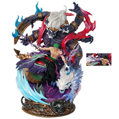 22cm Halloweez Zoro Anime Figure - One Piece PVC Action Figure Statue Toy - Halloweez