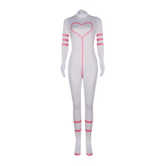 Hell's Hotel Angel Dust Cosplay Jumpsuit Halloween Costume - Hazbin Hotel Anime Outfit - Halloweez