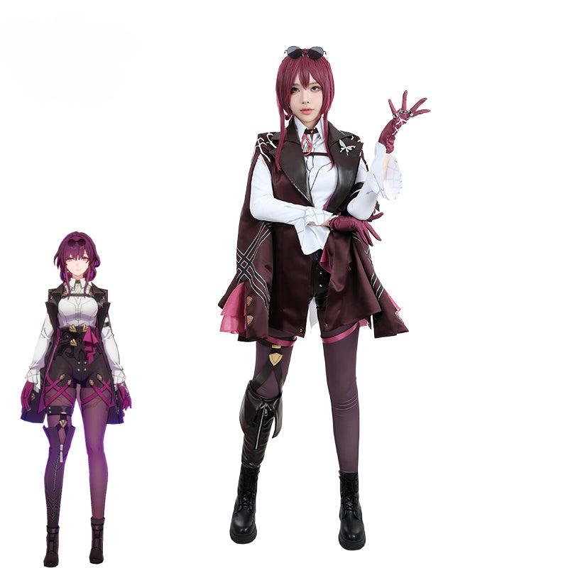 Halloweez Kafka Cosplay Costume - Honkai Star Rail Stellaron Hunters Killer Beauty Uniform for Role Play - Halloweez
