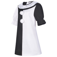 Spooky Halloween Christmas Killer Clown Cosplay Costume Set - Halloweez