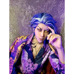 Halloweez Shiba Anime Cosplay Costume - Tokyo Taiju Inspired Snake Design Shirt & Pants for Conventions - Halloweez