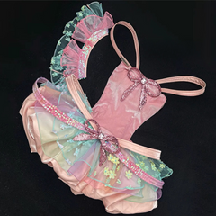 Ye Luo Li Cosplay, Custom Love Princess Mosa 3D Velvet Stage Outfit for Halloween