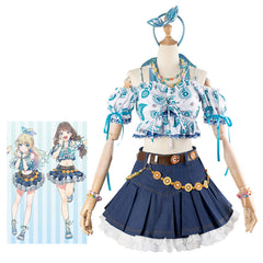 LoveLive Nijigasaki High School Idol Club Rurino Osawa Megumi Fujishima Summer Girl Outfit Cosplay Costume - Halloweez