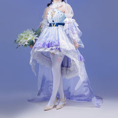 Stunning Da Qiao Wedding Dress Cosplay Costume by Halloweez - Halloweez
