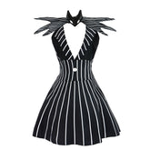 Jack Skellington Gender Swap Cosplay Costume from The Nightmare Before Christmas - Halloweez