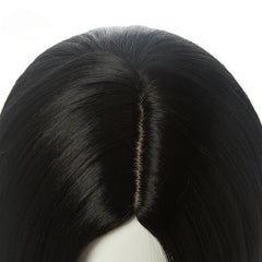 Halloweez Viper Cosplay Wig - 35cm Short Black Synthetic Hair for Halloween - Halloweez