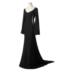 Wednesday Season 2 Morticia Addams Cosplay Outfit American TV Series Same Style Costume No.5067 - Halloweez