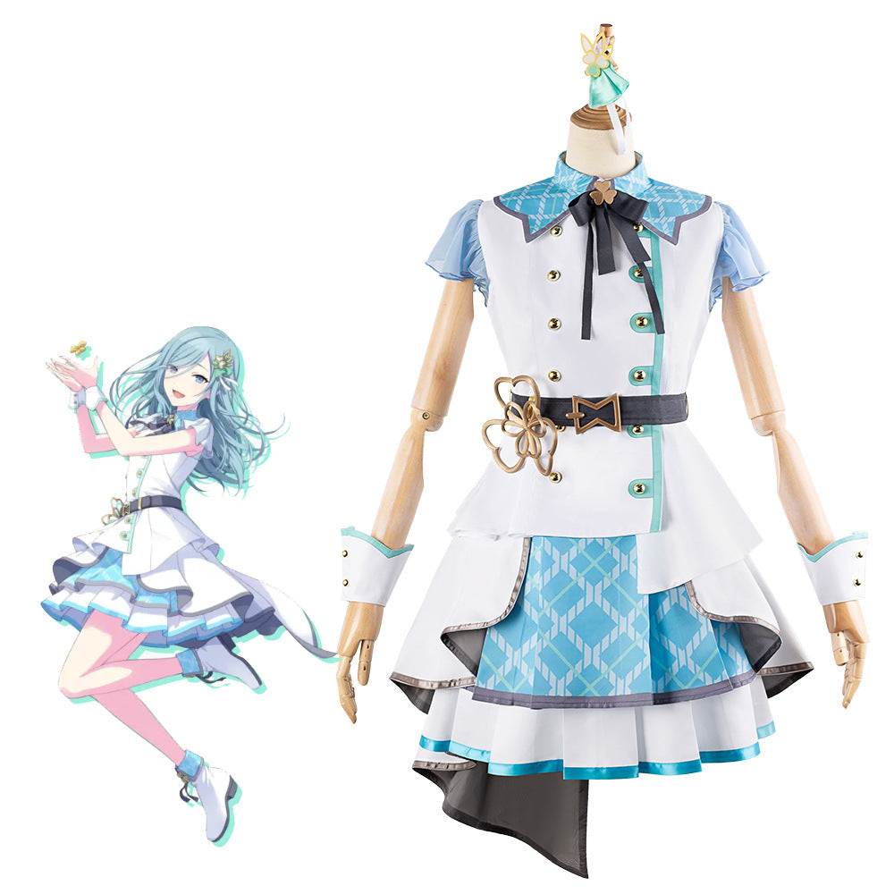 Project Sekai Hinomori Shizuku Moremore Jump Cosplay Costume Anime Dress - Halloweez
