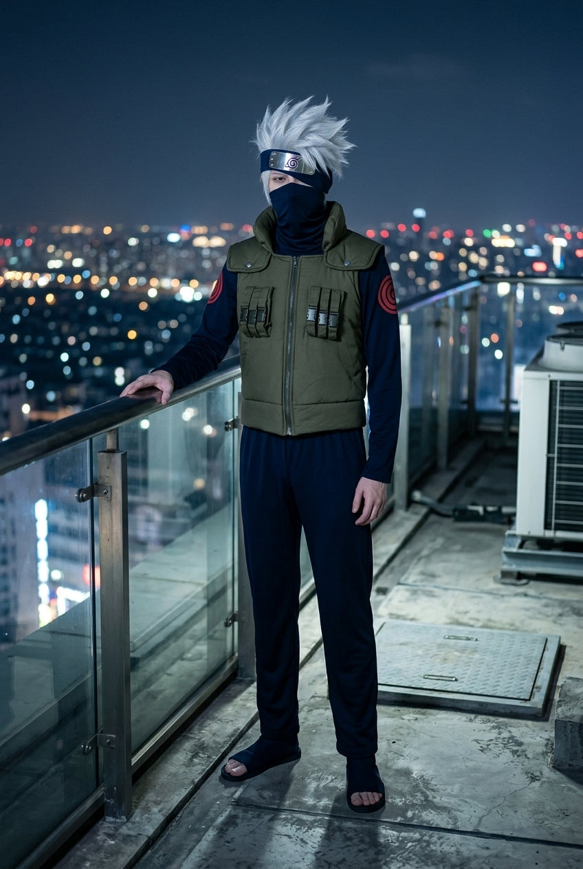 Naruto Hatake Kakashi Cosplay Costume - Halloweez