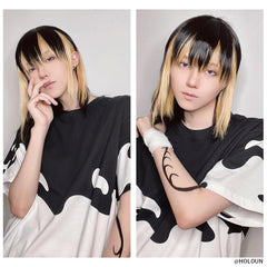 Halloweez Anime Cosplay T-Shirt - Ran Haitani Rindo Brothers Cotton Casual Wear - Halloweez