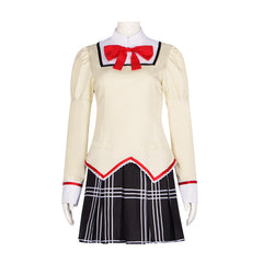 Magical Girl Madoka Cosplay Costume Akemi Homura Tomoe Mami School Uniform Sailor Suit JK Uniform - Halloweez
