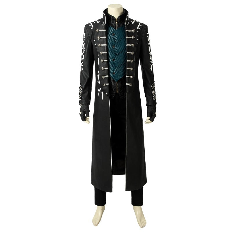 Vergil Trench Coat – Devil May Cry 5 Cosplay Costume by Halloweez - Halloweez