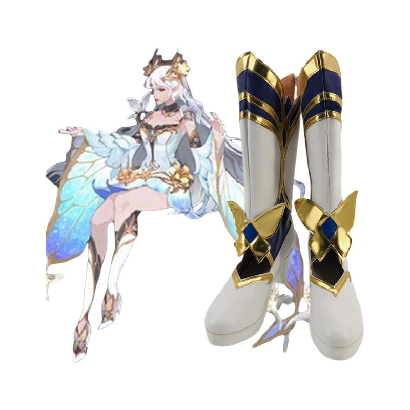 Honor of Kings Diaochan Golden Midsummer Night Cosplay Shoes for Game Lovers - Halloweez