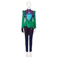 Halloweez Black Adam Cyclone Cosplay Costume Full Set – Glamorous Female Superhero Ensemble for Halloween & Cosplay - Halloweez