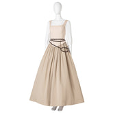 Halloweez Cinderella Cosplay Costume - Elegant Beige Long Skirt Suit - Halloweez