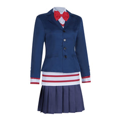 Dandadan Supernatural Armed Cosplay Costume - White Bird Airo School Uniform - Halloweez