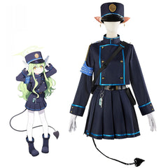 Blue Archive Railway Twins Light Anime Cosplay Court Pleated Skirt Women's Suit - Halloweez