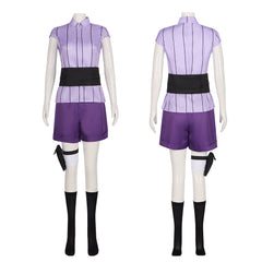 Halloween Anime Ninja Cosplay Costume Hyuga Hinata Role Play Performance Outfit - Halloweez