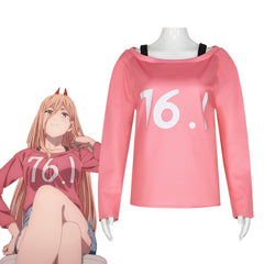 Chainsaw Man Cosplay Costume - Power, Blood Fiend, Makima, Reze Anime Outfit Set - Halloweez