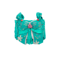 Mystical Giselle Cosplay Costume - Green Party Princess Suit with White Wedding Dress - Halloweez