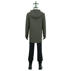 Stylish Army Green Riddler Jacket by Halloweez | Premium Halloween Cosplay Outfit - Halloweez