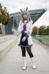 Umamusume: Pretty Derby Oguri Cap Race Outfit Cosplay Costume Full Set for Fans - Halloweez